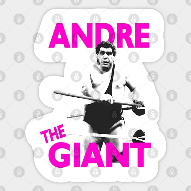 Andre the Giant Sticker by PentaGonzo